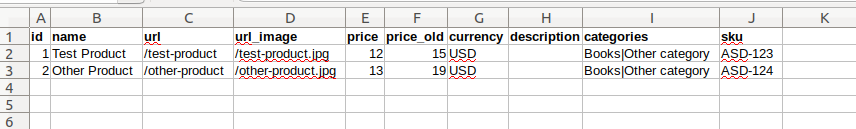 csv example